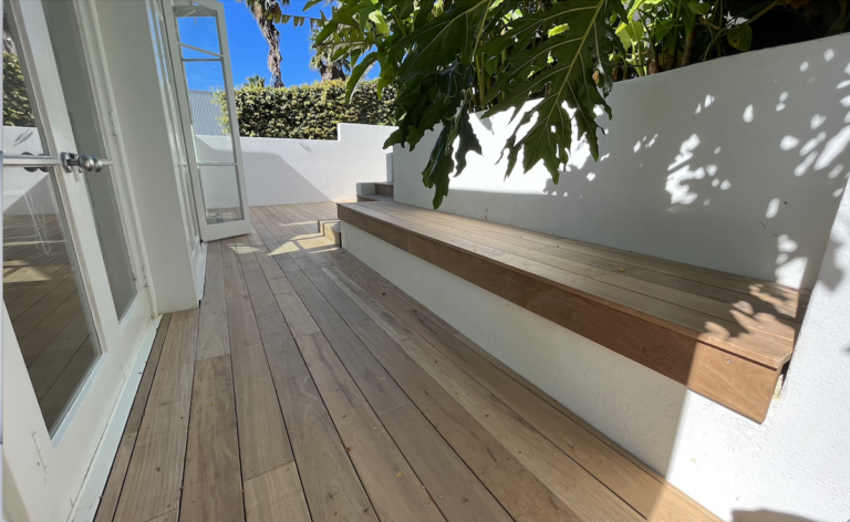 Deck decking kwila vitex louver landscaping plants build maintain joists bearers foundation concrete levels