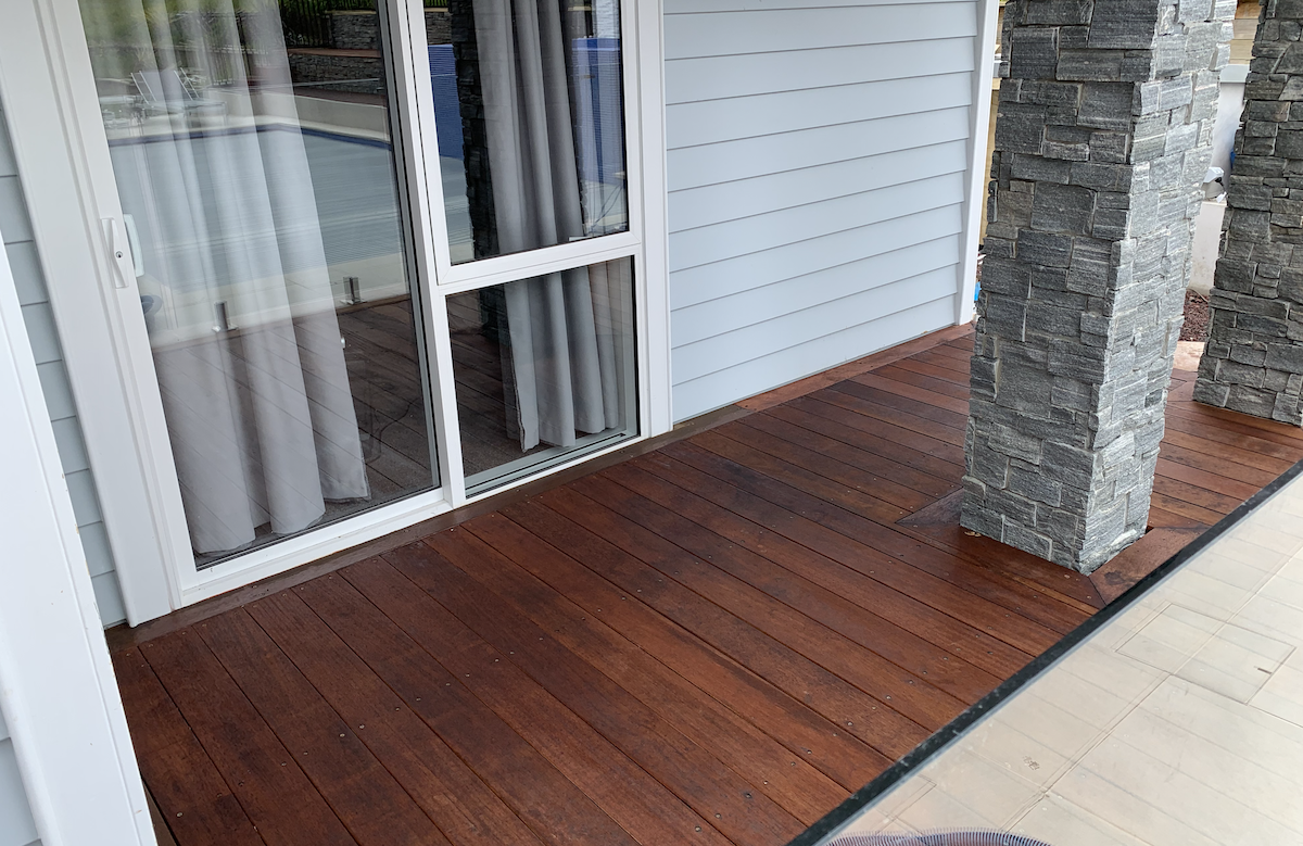 Deck decking kwila vitex louver landscaping plants build maintain joists bearers foundation concrete levels