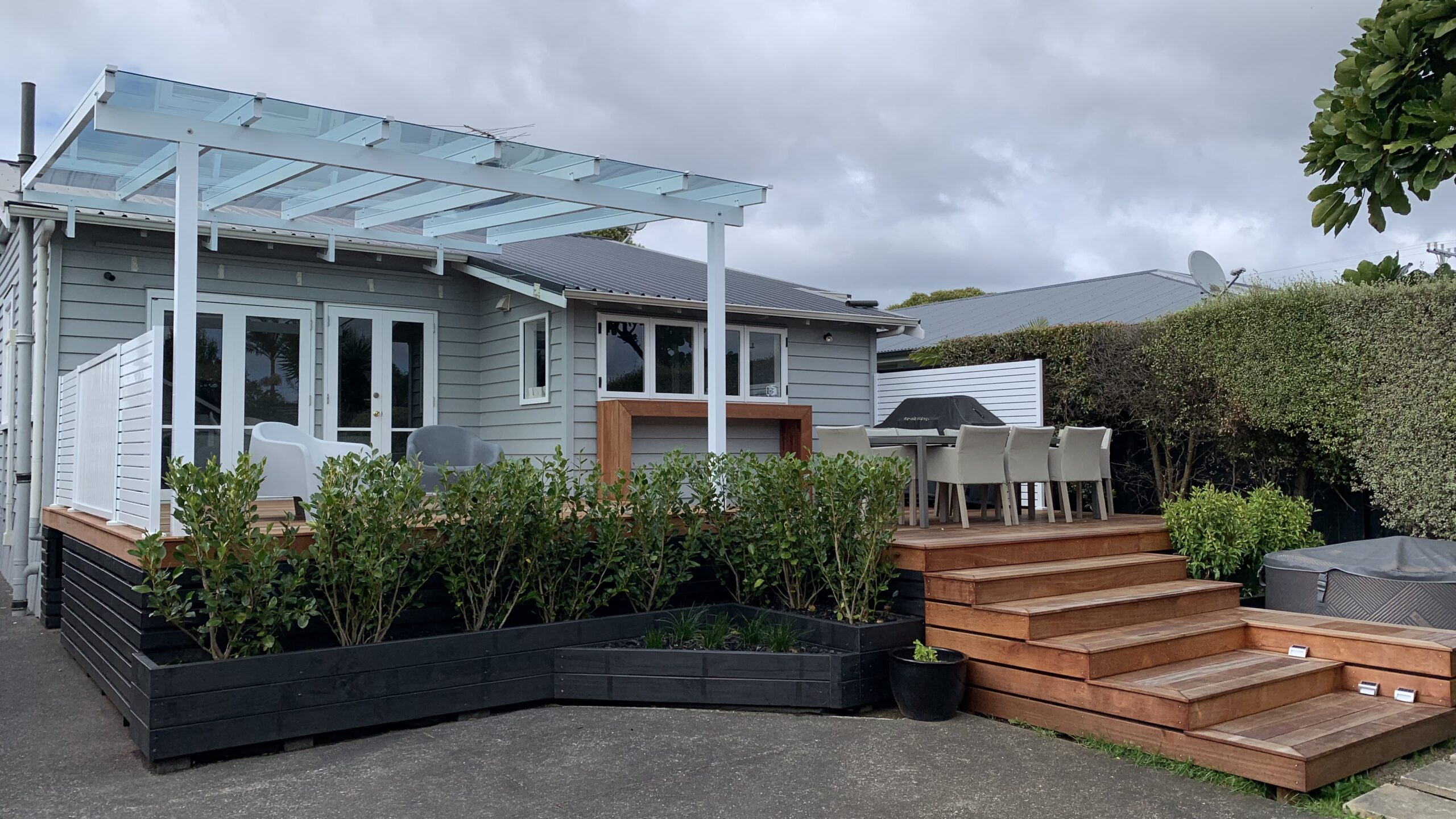Deck and pergola